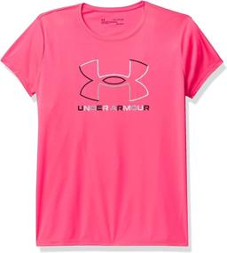 img 3 attached to 👕 Under Armour Girls' Tech Big Logo Short Sleeve T-Shirt: Stylish and Comfortable Performance Wear