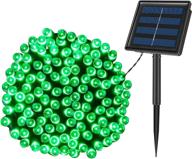 🌞 kpafory solar string lights: 72ft 200led 8 modes, waterproof fairy lights for outdoor garden wedding party christmas decorations - green логотип