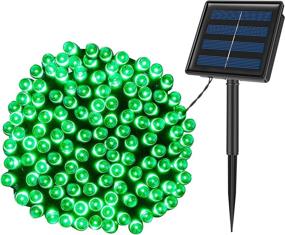 img 4 attached to 🌞 KPafory Solar String Lights: 72ft 200LED 8 Modes, Waterproof Fairy Lights for Outdoor Garden Wedding Party Christmas Decorations - Green