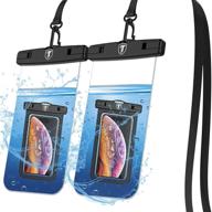 tiflook waterproof pouch phone dry bag - protect lg stylo 6, velvet, wing, k51, k92, k31, v60, v50, v40, g8, g7 with clear underwater case (2 pack) logo