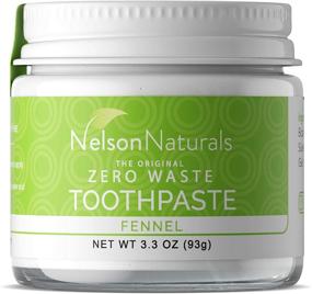 img 2 attached to 🌿 Nelson Naturals Fennel Fluoride Free Toothpaste: Gentle Dental Care in 3.3 oz