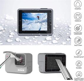 img 2 attached to 🎥 Kitspeed Accessories Kit for GoPro Hero 7 White/Silver: Waterproof Case, Portable Carrying Case, Screen Protector & More!