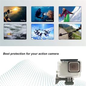 img 3 attached to 🎥 Kitspeed Accessories Kit for GoPro Hero 7 White/Silver: Waterproof Case, Portable Carrying Case, Screen Protector & More!