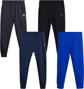 img 4 attached to RBX Boys Sweatpants Heather Charcoal Sports & Fitness for Team Sports