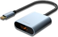 🔌 адаптер benfei usb c к hdmi: совместим с thunderbolt 3 на macbook pro, macbook air, samsung galaxy s10/s9 и другими устройствами! логотип