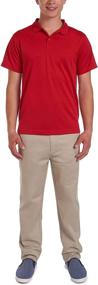 img 2 attached to Nautica Uniform Short Sleeve Performance Men's Clothing in Shirts