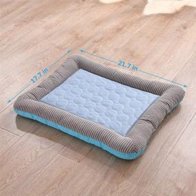 img 3 attached to 🐾 Stay Cool with RPGT Autumn Pet Self Cooling Mat: No Electricity Required Kennel Bed Pad 18"x 22" - Perfect for Home and Travel, Keeping Dogs and Cats Comfortably Chilled