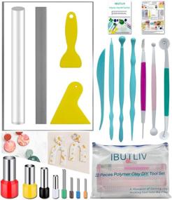 img 4 attached to Polymer Clay Tools Kit - 22pcs Cutters, Tissue Blade, Bigger Acrylic Board, Clay Roller, Scraper Sculpting Tools - Ideal for Clay Earrings & Jewelry Making, Perfect for Beginners and Clay Lovers