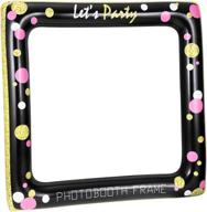 luoem inflatable selfie frame: the perfect party photo booth prop for birthdays, baby showers, and weddings logo