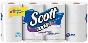 img 3 attached to 🧻 Scott 1000 Sheets Per Roll 8-Pack: Affordable Bath Tissue Supply for Long-Lasting Convenience!