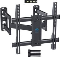 premium full motion corner tv wall mount - tilts, swivels, & extends - holds 26-55 📺 inch led/lcd flat curved screen tvs up to 99 lbs - vesa 400x400 - heavy duty bracket pscmf1 logo