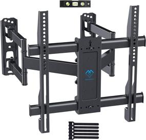 img 4 attached to Premium Full Motion Corner TV Wall Mount - Tilts, Swivels, & Extends - Holds 26-55 📺 inch LED/LCD Flat Curved Screen TVs up to 99 lbs - VESA 400x400 - Heavy Duty Bracket PSCMF1