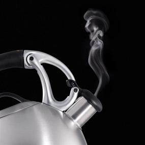 img 3 attached to 🍵 Enhance Your Tea Experience with OXO BREW Uplift Tea Kettle: Brushed Stainless Steel Excellence