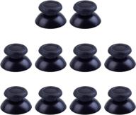 🎮 enhance gaming precision with bronagrand 5 pairs black replacement analog stick thumbsticks for ps4 controller logo