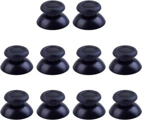 img 4 attached to 🎮 Enhance Gaming Precision with BronaGrand 5 Pairs Black Replacement Analog Stick Thumbsticks for PS4 Controller