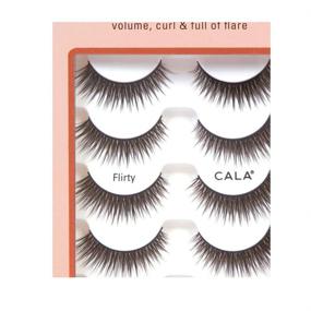 img 1 attached to 💋 Enhance Your Flirty Look with Light So Shine Volt Lashes - 5 Pairs of Volume, Curl, and Flare