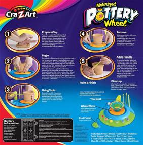 img 3 attached to 🎨 Cra-Z-Art Children’s Motorized Pottery Wheel: Unleash Creativity with this Fun Activity Set!