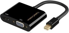 img 4 attached to 🔌 Кабель CableCreation Mini DisplayPort в адаптер HDMI VGA: конвертер Thunderbolt 2 для MacBook Pro, iMac, телевизора, проектора, мониторов 4K UHD - черный