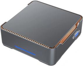 img 4 attached to Мощный мини-ПК: 8 ГБ DDR3/128 ГБ SSD, Intel Celeron J3455 2,3 ГГц, Windows 10 Pro, Тройной дисплей, Графика HD 500, 4X USB - Идеально подходит для бизнеса, дома и школы.