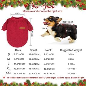 img 3 attached to ❄️ Cozy and Stylish: HYLYUN Small Dog Sweater Set for Winter