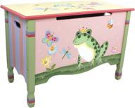 fantasy fields magic garden wooden 🌈 toy chest: safe, hand-crafted & imagination inspiring logo