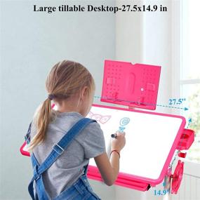 img 1 attached to 📚 Enhance Your Kids' Study Experience with Our Adjustable Childrens Functional Ergonomic Workstation for Home Store