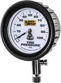 img 1 attached to 📊 Accurate and Reliable: AUTO METER 2164 100 psi Tire Pressure Gauge - Ensure Optimal Tire Health