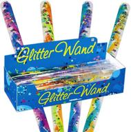 🎉 игрушки toysmith jumbo spiral glitter wands (12,5 дюйма) - 3 комплекта подарков в упаковке для вечеринки (разные цвета) логотип