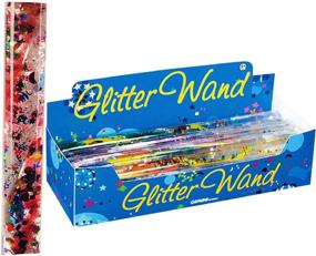 img 2 attached to 🎉 Игрушки Toysmith Jumbo Spiral Glitter Wands (12,5 дюйма) - 3 комплекта подарков в упаковке для вечеринки (разные цвета)