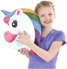 img 2 attached to 🦄 Optimized SEO: Rhode Island Novelty Magical Unicorn Pillow - 16 Inches