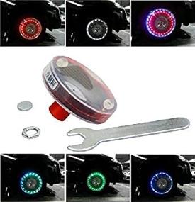 img 3 attached to ⚡ Sunnytech D148: 4xSolar LED Car Flash Wheel Tire Valve Caps for Eye-Catching Neon Light Decoration