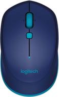 logitech m535 bluetooth mouse - compact wireless mouse with 10-month battery life, compatible with windows, mac os, chrome, android, blue logo