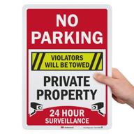 smartsign parking surveillance violators reflective logo