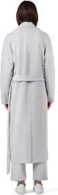 img 3 attached to 🧥 AMIE New York Women's Soft Flowy Lightweight Oversized Relaxed Fit Open Front Belted Long Trench Duster Coat: Effortlessly Stylish Outerwear for Every Season