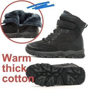 img 2 attached to Ultimate Protection: Little Weather Waterproof Outdoor Winter Boys' Shoes