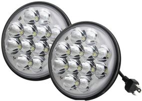 img 4 attached to High-Performance 2pcs 5.75'' Round LED Headlights H5001 PAR46 Flood Work Lights Sealed Beam 36W – Perfect Fit for Unity Spotlight Truck