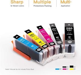 img 3 attached to 🖨️ E-Z Ink (TM) Compatible Ink Cartridge Replacement for Canon PGI-280XXL CLI-281XXL - 5 Pack, Compatible with PIXMA TR7520 TR8520 TS6120 TS6220 TS8120 TS8220 TS9120 TS9520 TS6320 TS9521C