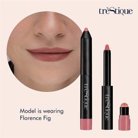 img 1 attached to treStiQue Matte Lip Crayon: Dual Lipstick and Lip Gloss Balm Set - 2-in-1 Lip Liner Kit
