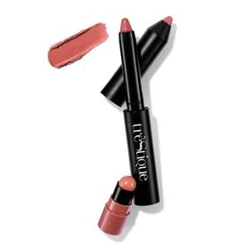 img 4 attached to treStiQue Matte Lip Crayon: Dual Lipstick and Lip Gloss Balm Set - 2-in-1 Lip Liner Kit