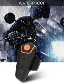 img 1 attached to 🏍️ Улучшенная связь на дороге: Мотоциклетный Bluetooth-интерком BT-S2 обеспечивает беспроводную связь