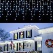 icicle christmas curtain outdoor decoration logo