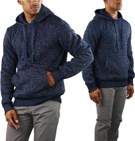 img 3 attached to ToBeInStyle Medium Weight Fleece Pullover Men's Clothing