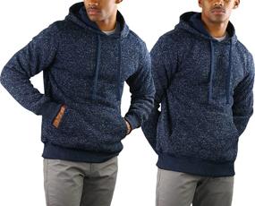 img 1 attached to ToBeInStyle Medium Weight Fleece Pullover Men's Clothing