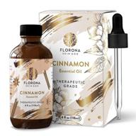 4oz large bottle of cinnamon essential oil - gift box included | 100% pure & natural - undiluted | therapeutic grade for aromatherapy, relaxation, skin therapy, and more! logo