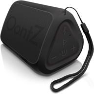 🔊 oontz angle solo - портативная колонка bluetooth, компактная, мощный звук и бас, расширенная беспроводная диапазон до 100 футов, ipx5, идеальная для путешествий, колонки bluetooth от cambridge sound works (черный) логотип