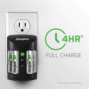 img 2 attached to Energizer Recharge Pro - AA and AAA Battery Charger with 4 AA NiMH Rechargeable Batteries - Auto-Safety Feature - Over-Charge Protection