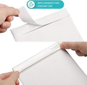 img 2 attached to 📦 100-Pack of Metronic 7.5x5.5 Clear Self-Adhesive Packing List Envelopes, Ideal for Invoice, Shipping Label, and Mailing Bags