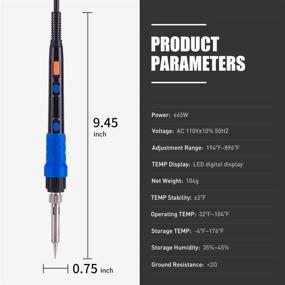 img 3 attached to 🔥 High-Quality Soldering Iron Kit: Industrial Power & Hand Tools for Precise Soldering