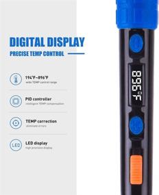 img 2 attached to 🔥 High-Quality Soldering Iron Kit: Industrial Power & Hand Tools for Precise Soldering