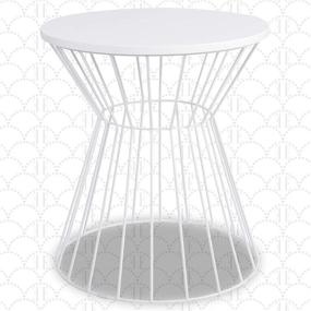 img 4 attached to Elle Decor FETLULWHTC01 Décor Metal Furniture and Accent Furniture